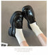 Patent Leather All-Match Clogs Platform Loafers